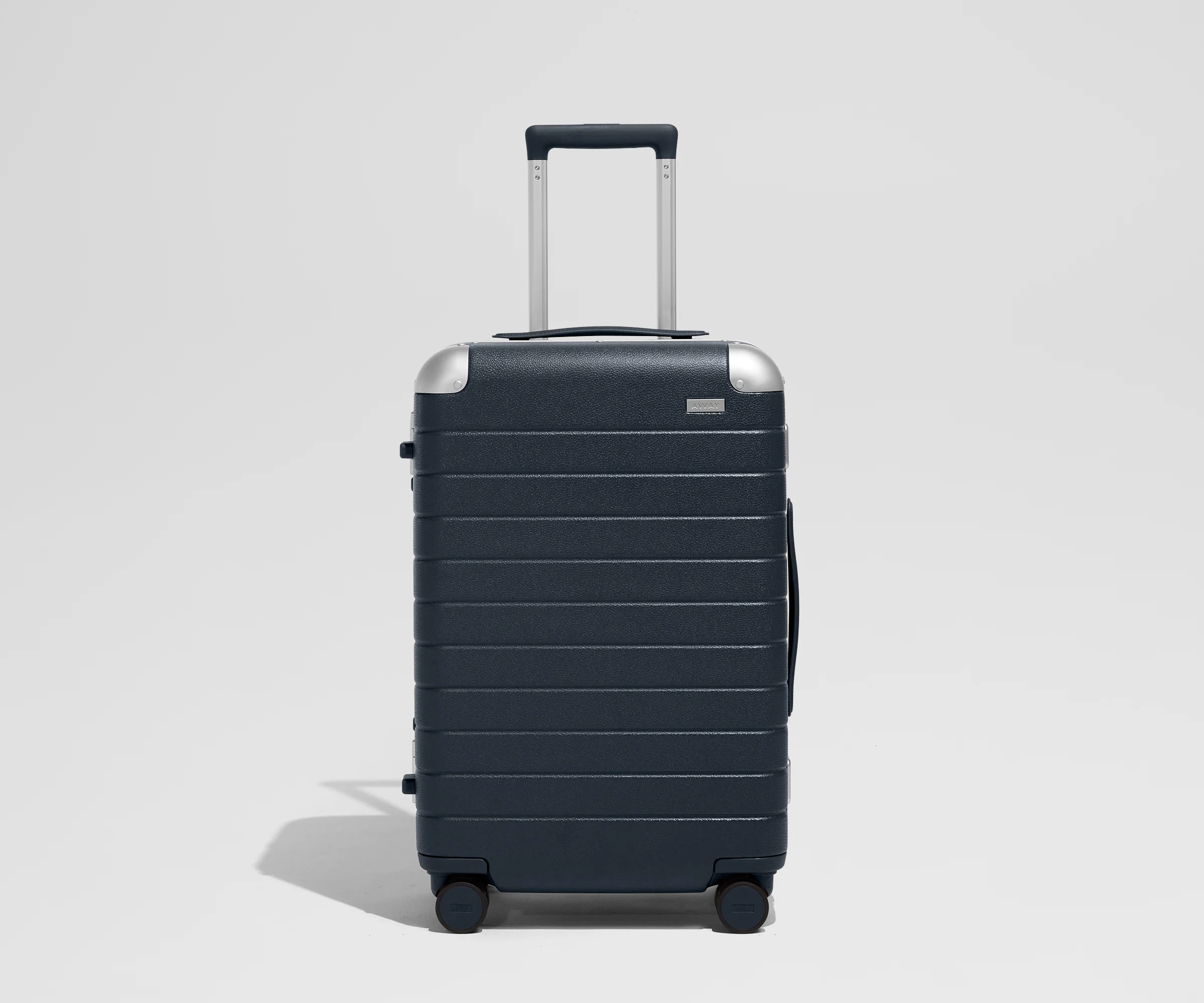 The Aluminum Edge Bigger Carry-On in Navy Blue - Image 2