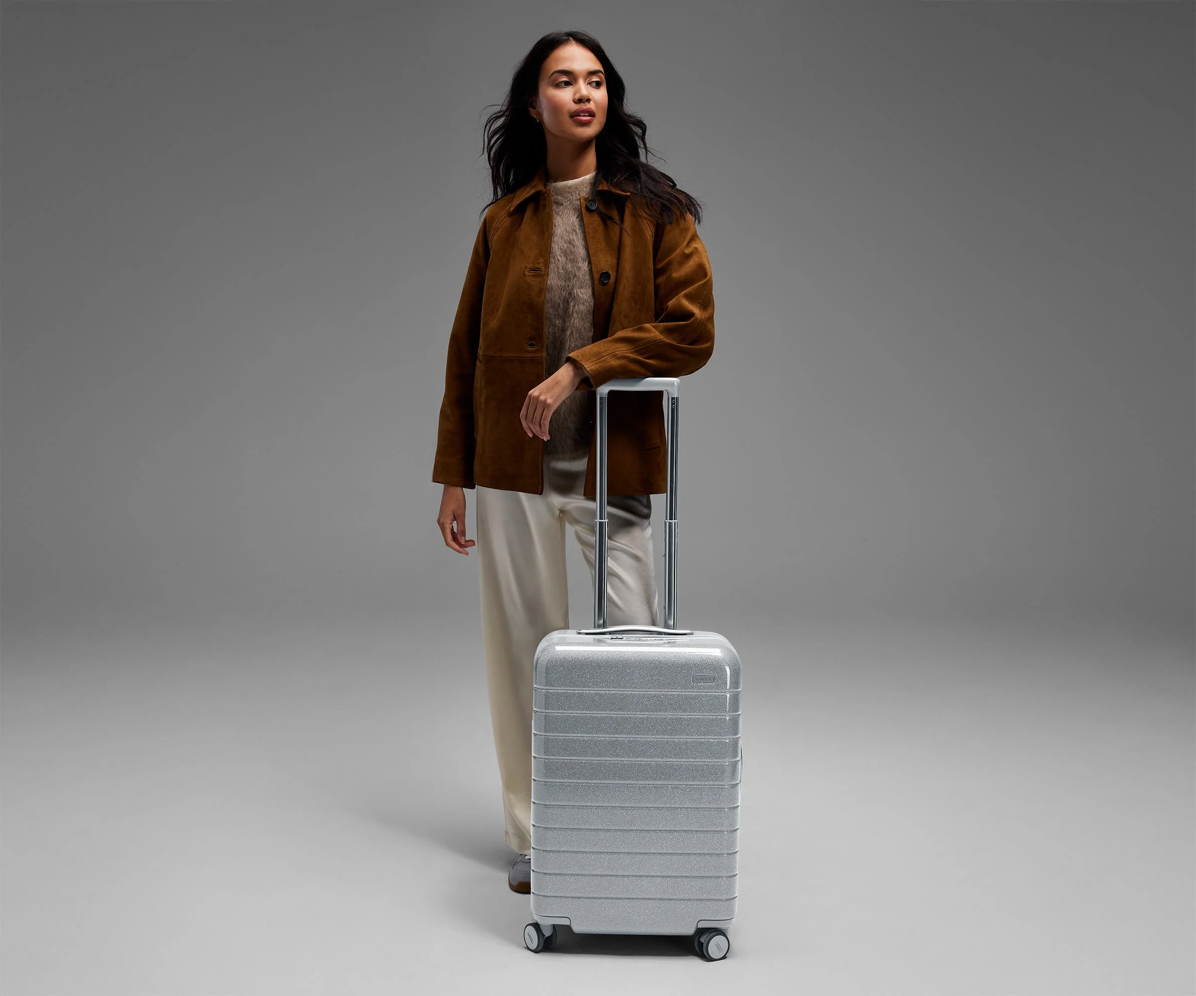 The Bigger Carry-On in Supernova Silver - Image 3