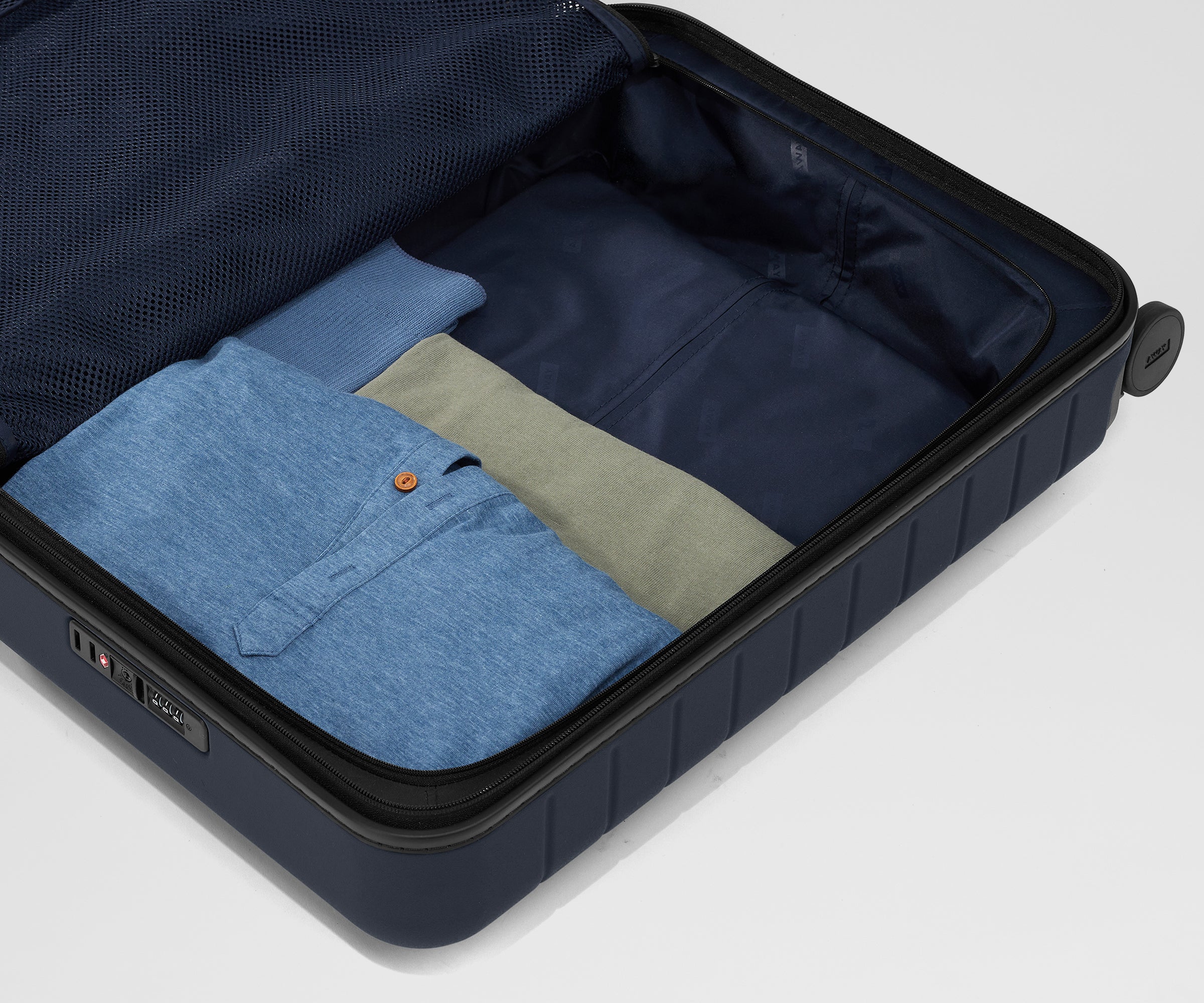 The Executive Carry-On in Navy Blue - Image 9