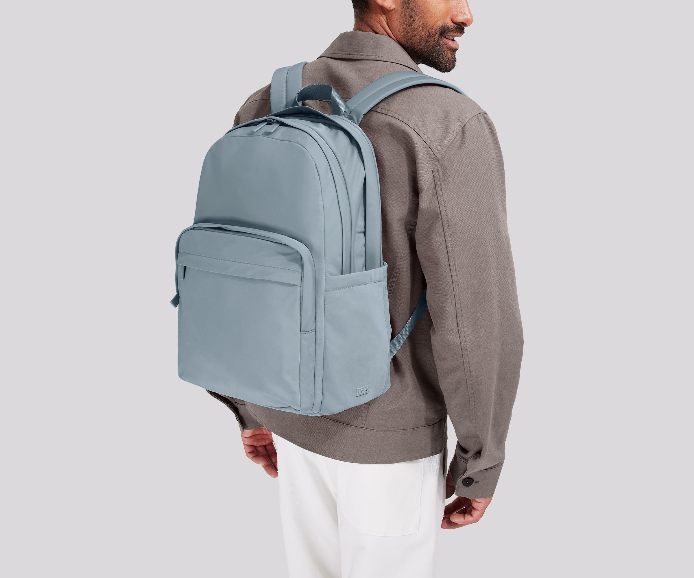 Large Featherlight Backpack in Arctic Blue - Image 2