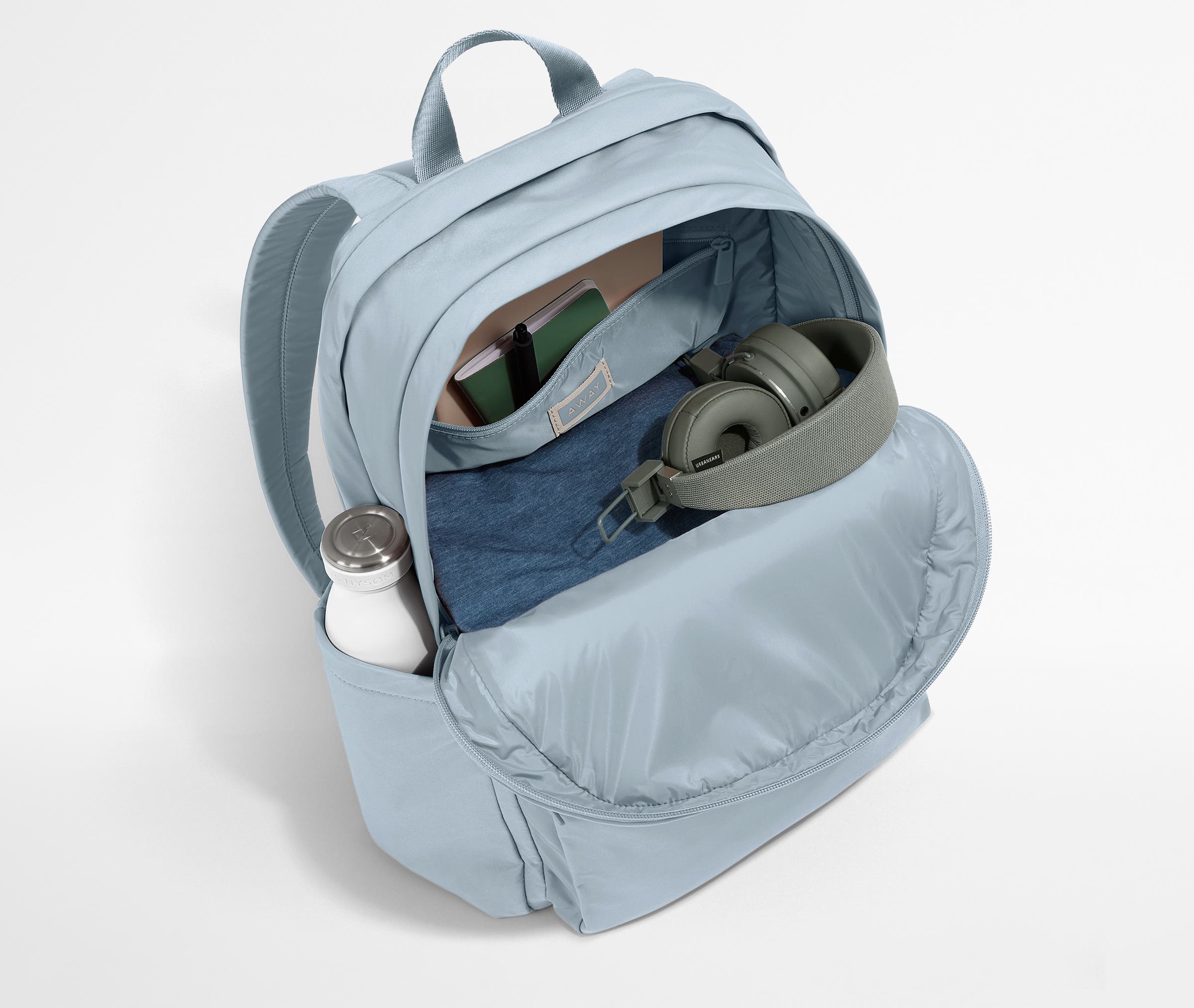 Large Featherlight Backpack in Arctic Blue - Image 5
