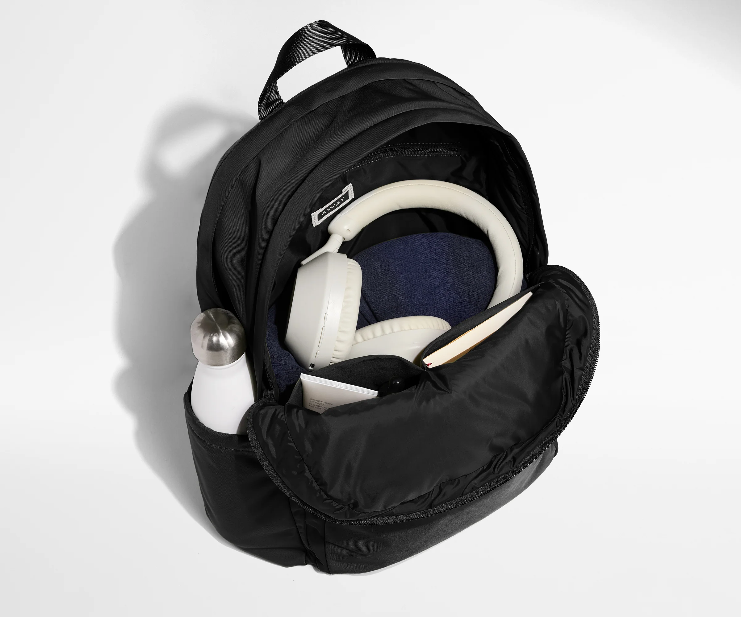 Large Featherlight Backpack in Jet Black - Image 5