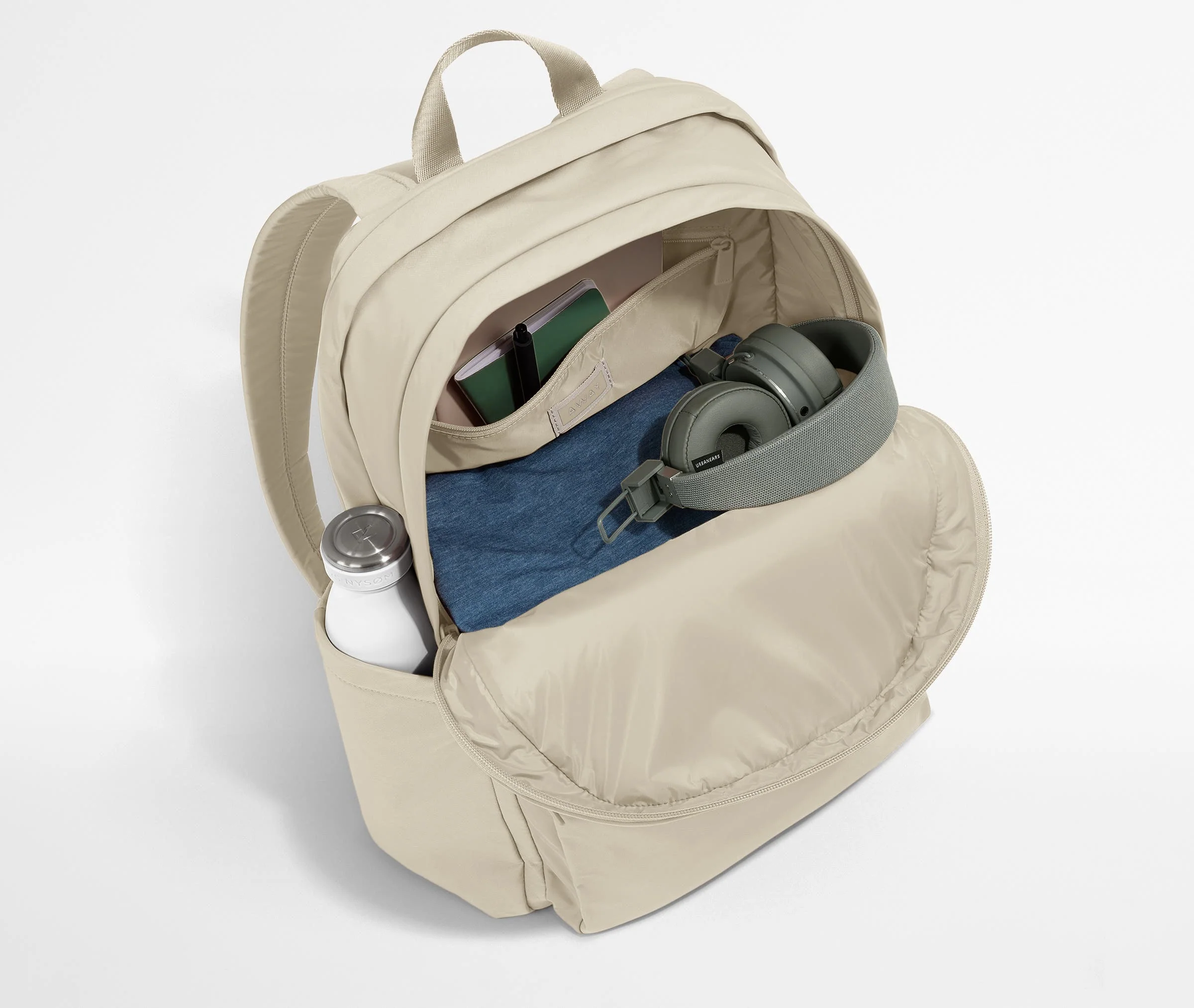 Large Featherlight Backpack in Salt White - Image 5