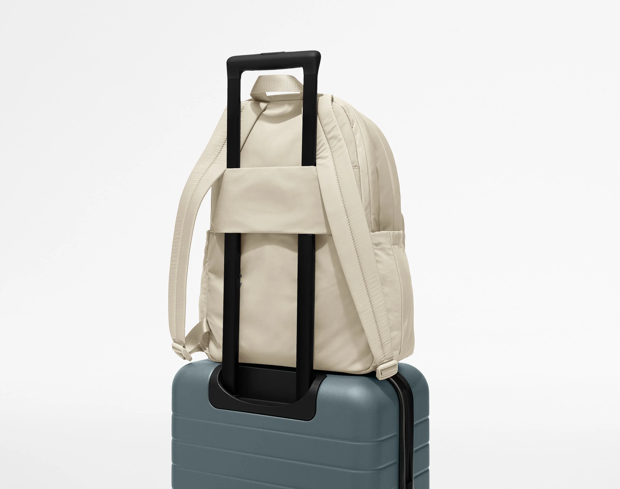 Large Featherlight Backpack in Salt White - Image 9