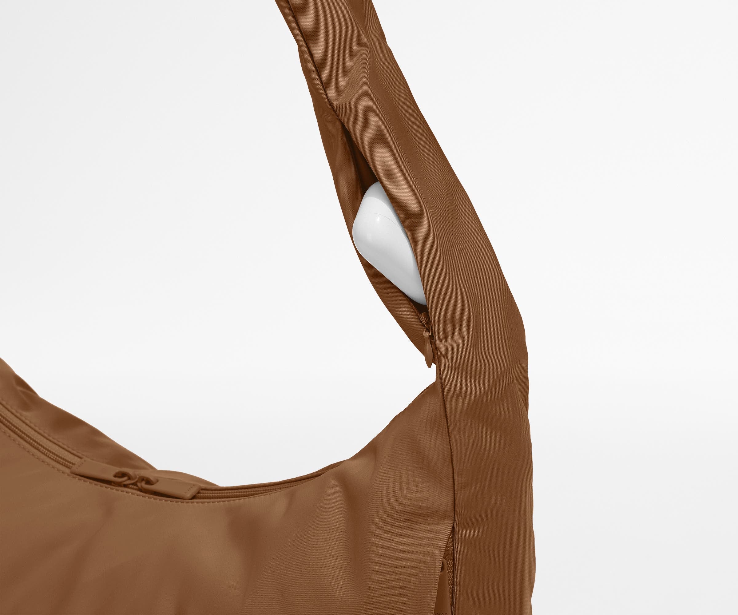 Large Featherlight Crossbody in Amaro Brown - Image 7
