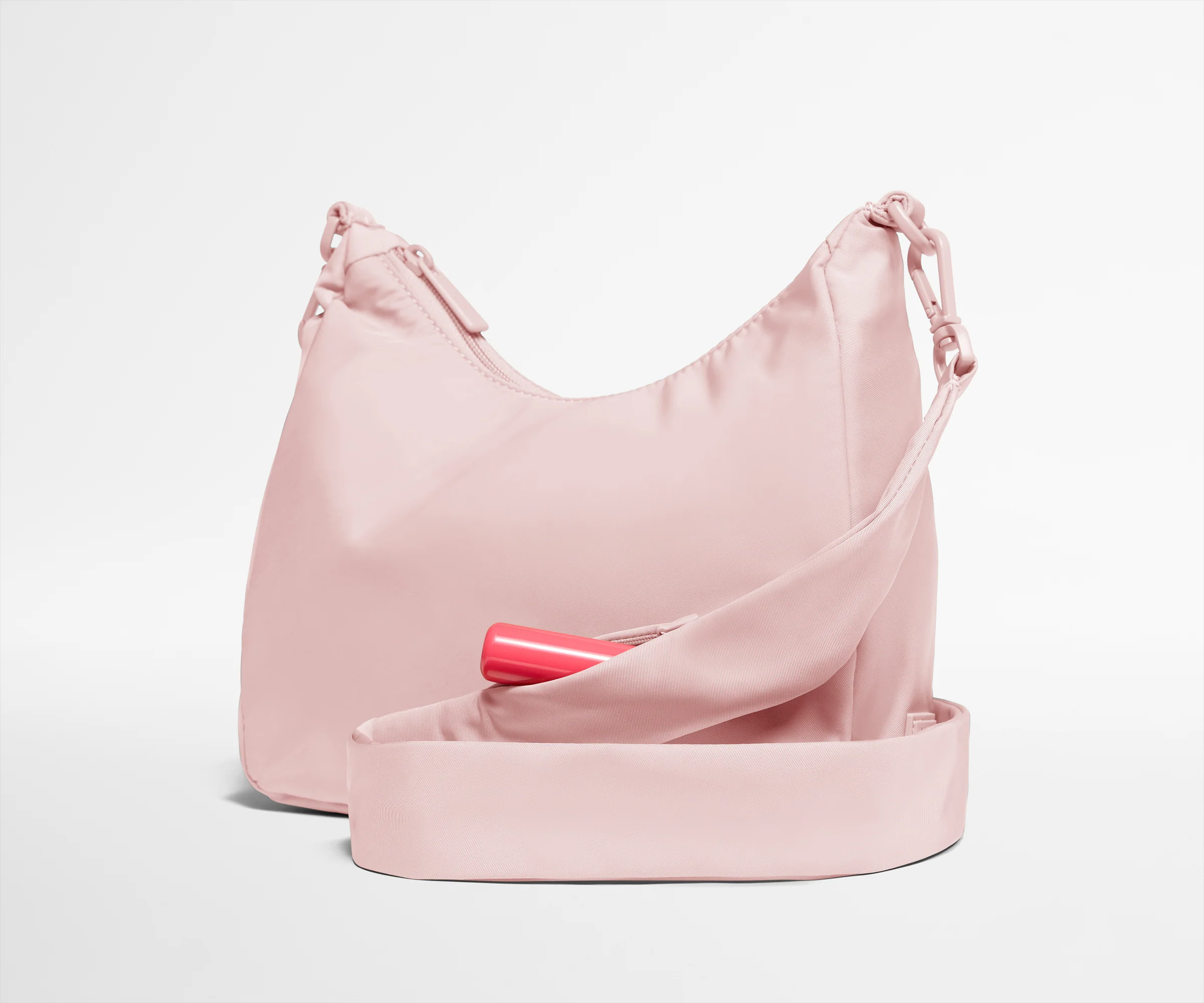 Featherlight Duo Crossbody in Blush Pink - Image 6