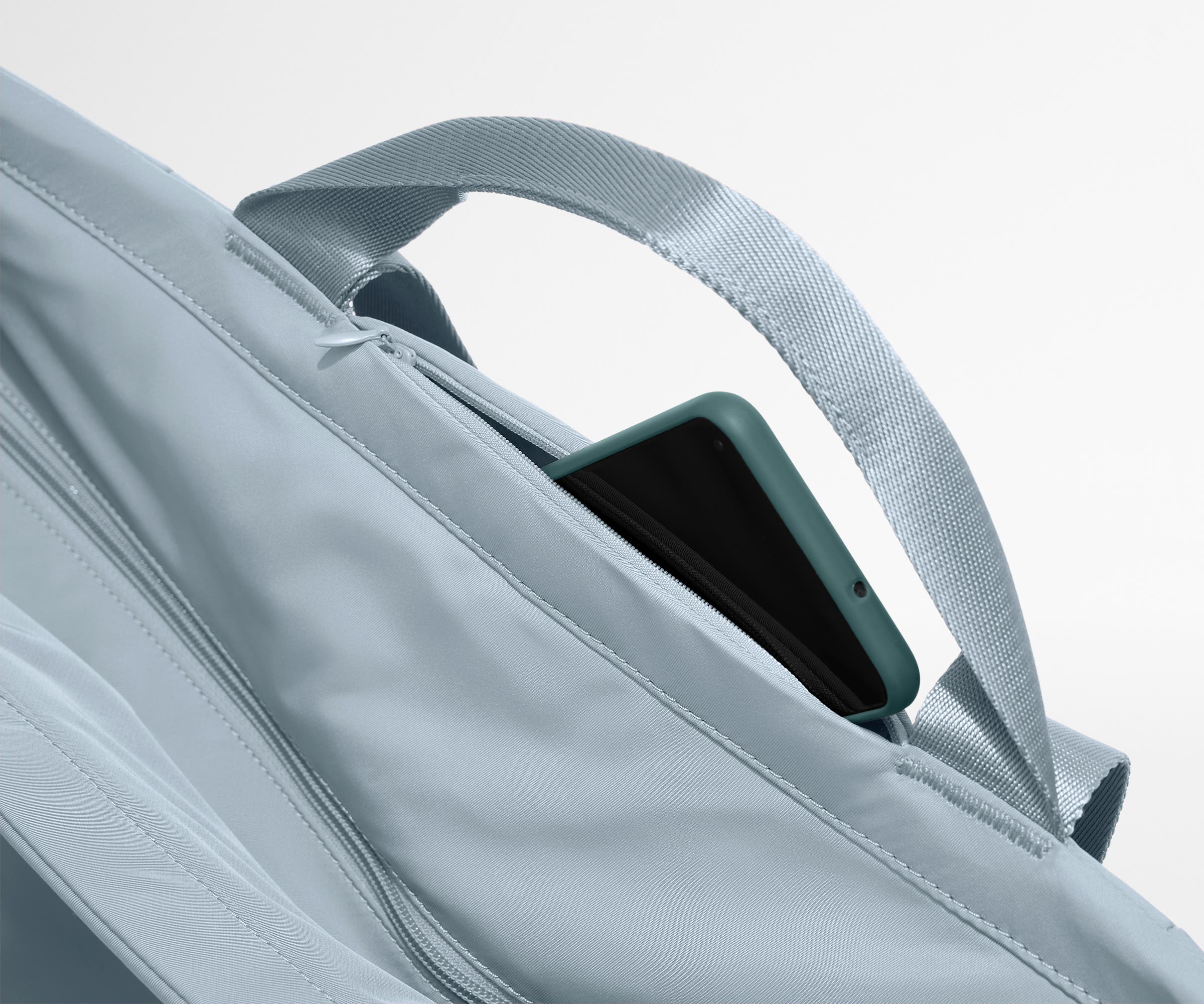 Large Featherlight Tote in Arctic Blue - Image 8