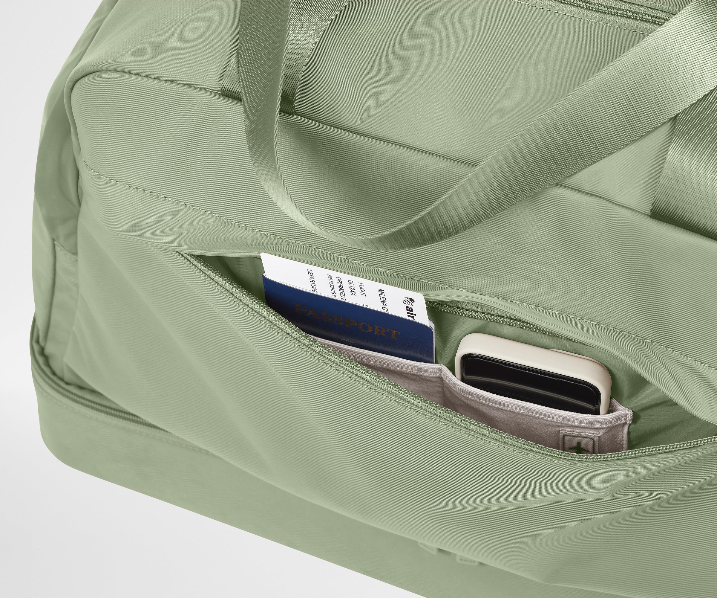 Featherlight Weekender in Sage Green - Image 6