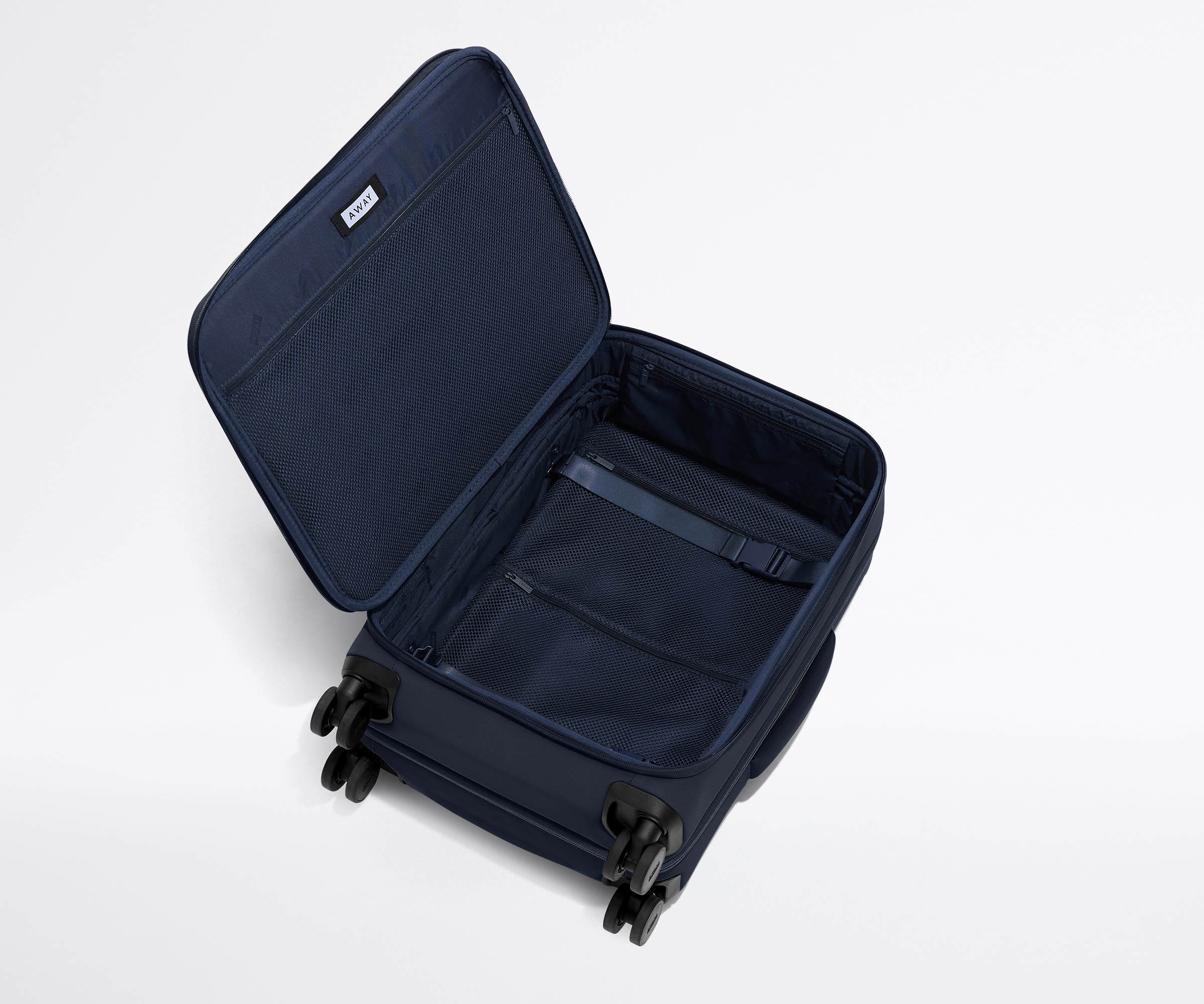 The Softside Bigger Carry-On in Navy Blue - Image 8