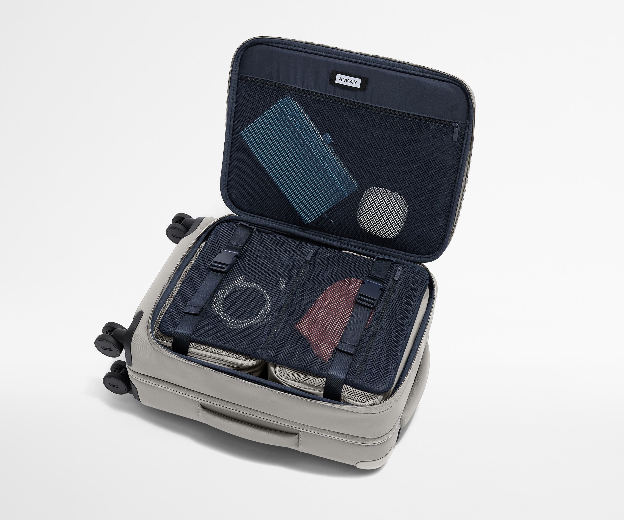 The Softside Carry-On in Cloud Gray - Image 5