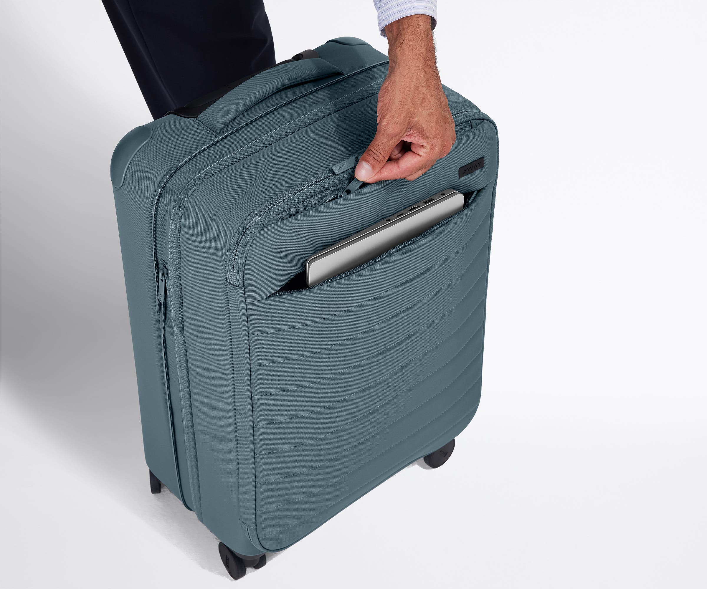 The Softside Carry-On in Coast Blue - Image 6